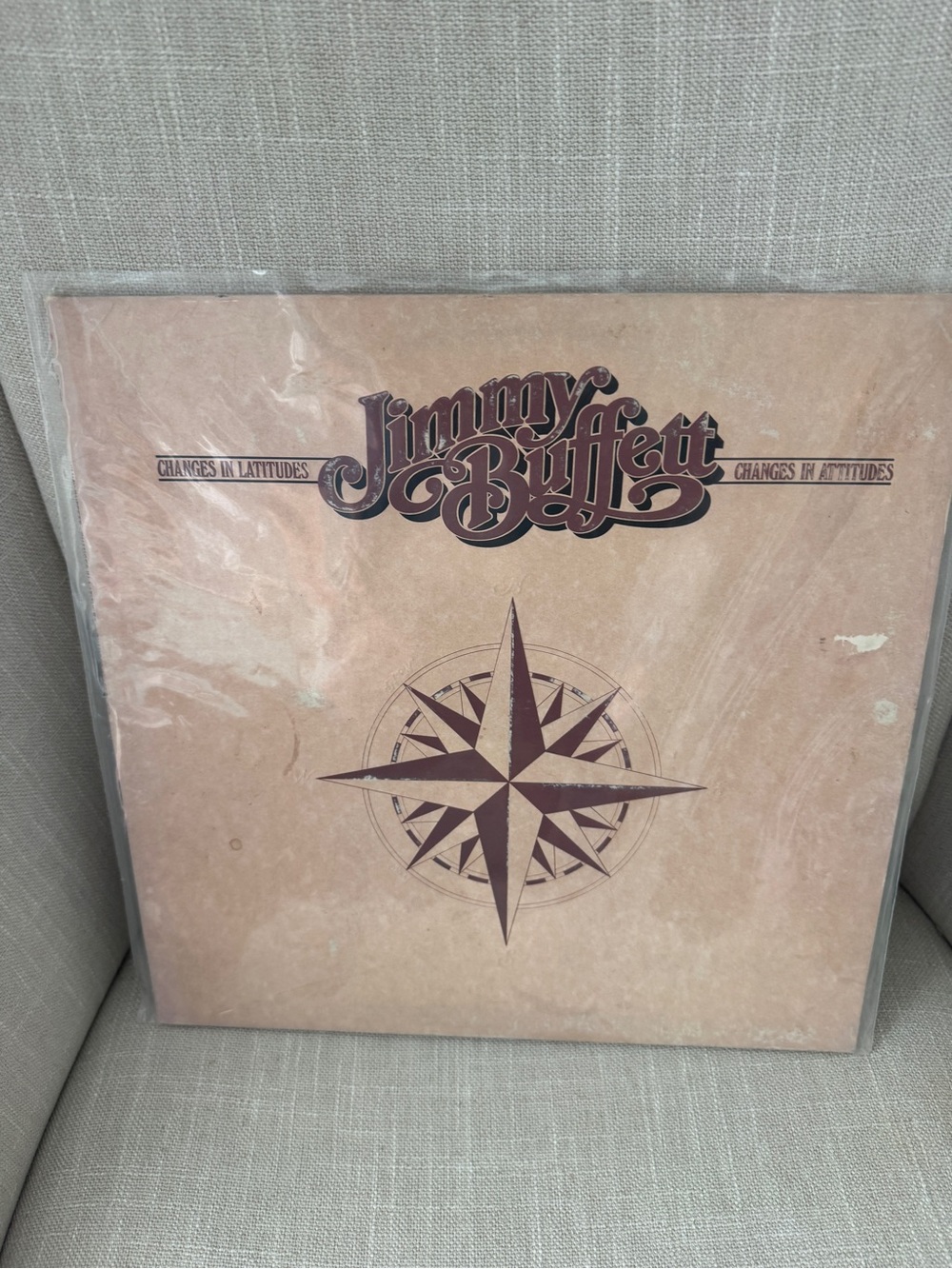 Jimmy Buffett "Changes in Latitudes, Changes in Attitudes" Vinyl - Beige/Brown
